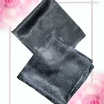 روسری مشکی ابریشم ژاکارد
