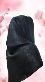 روسری وارداتی ساتن ژاکارد سنگ‌کاری شده3
