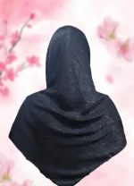 روسری وارداتی ساتن ژاکارد سنگ‌کاری شده2