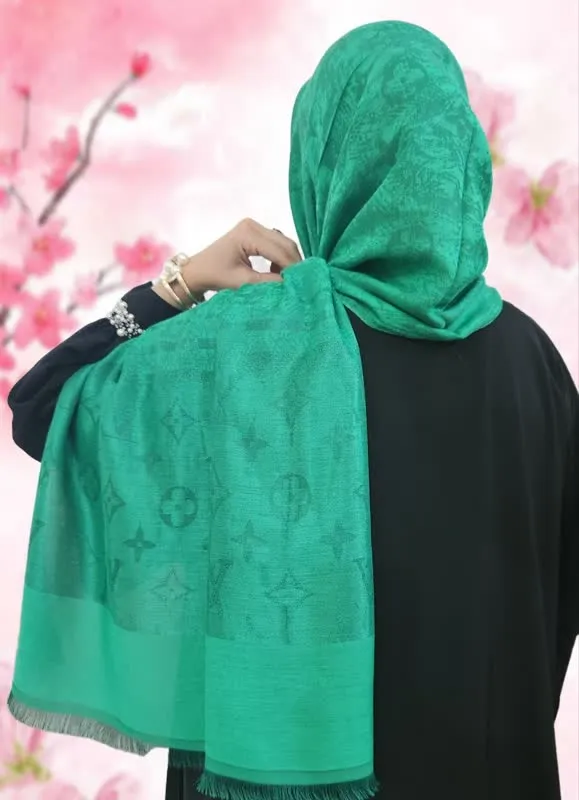 شال تابستانی با طرح lv و dior 1
