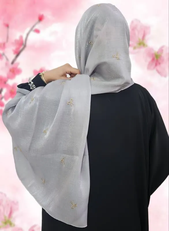 شال وارداتی پاپیونی کریستال 1